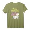 Tschüss Kindergarten Hallo Schule 2021 Einhorn Einschulung T-Shirt – Perfektes Geschenk für kleine Schulanfängerinnen