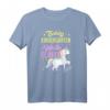 Tschüss Kindergarten Hallo Schule 2021 Einhorn Einschulung T-Shirt – Perfektes Geschenk für kleine Schulanfängerinnen