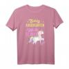 Tschüss Kindergarten Hallo Schule 2021 Einhorn Einschulung T-Shirt – Perfektes Geschenk für kleine Schulanfängerinnen