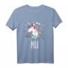 Kinder Einhorn Pferd Name Mia Mädchen Geschenk T-Shirt – Personalisierte Bunte Einhorn Grafik für Mädchen, Reit- und Tierliebhaber