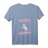 Damen Lustiges Einhorn T-Shirt mit V-Ausschnitt - Witziges Statement für Frauen und Mädchen, Geschenk für Einhorn-Liebhaberinnen