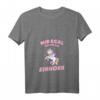 Damen Lustiges Einhorn T-Shirt mit V-Ausschnitt - Witziges Statement für Frauen und Mädchen, Geschenk für Einhorn-Liebhaberinnen