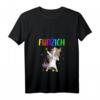 Einhorn T-Shirt zum 50. Geburtstag – Lustige Geschenkidee für Frauen und Männer, 50 Jahre Fuffzich Geschenk mit V-Ausschnitt