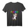 Einhorn T-Shirt zum 50. Geburtstag – Lustige Geschenkidee für Frauen und Männer, 50 Jahre Fuffzich Geschenk mit V-Ausschnitt