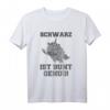 Schwarz Ist Bunt Genug! Lustiges Einhorn Statement T-Shirt für Schwarzliebhaber & Humorvolle Geschenkidee