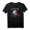 Ich hasse Menschen Kotzendes Einhorn T-Shirt - Lustiges Kostüm & Geschenkidee für Einhorn-Liebhaber