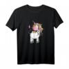 Einhorn Faultier Team T-Shirt - Lustiges Fantasy Motiv für Kinder, Teenager, Damen und Herren, Perfekt als Geschenk zu Weihnachten & Geburtstag