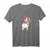 Einhorn Faultier Team T-Shirt - Lustiges Fantasy Motiv für Kinder, Teenager, Damen und Herren, Perfekt als Geschenk zu Weihnachten & Geburtstag