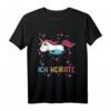 Ich Heirate Einhorn T-Shirt für Junggesellinnenabschied - Lustiges Gruppenshirt für Braut, Polterabend & Feierlichkeiten
