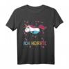 Ich Heirate Einhorn T-Shirt für Junggesellinnenabschied - Lustiges Gruppenshirt für Braut, Polterabend & Feierlichkeiten