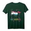 Ich Heirate Einhorn T-Shirt für Junggesellinnenabschied - Lustiges Gruppenshirt für Braut, Polterabend & Feierlichkeiten