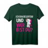 Ich bin Besoffen und wer bist du? Lustiges Einhorn Malle Geschenk T-Shirt für Fasching, Mallorca-Urlaub & Junggesellenabschied
