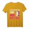 Ich bin Besoffen und wer bist du? Lustiges Einhorn Malle Geschenk T-Shirt für Fasching, Mallorca-Urlaub & Junggesellenabschied