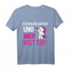 Ich bin Besoffen und wer bist du? Lustiges Einhorn Malle Geschenk T-Shirt für Fasching, Mallorca-Urlaub & Junggesellenabschied