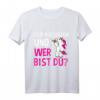 Ich bin Besoffen und wer bist du? Lustiges Einhorn Malle Geschenk T-Shirt für Fasching, Mallorca-Urlaub & Junggesellenabschied