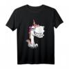 Lustiges grinsendes Einhorn T-Shirt – Buntes, fröhliches Motiv für Kinder und Einhorn-Fans