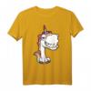 Lustiges grinsendes Einhorn T-Shirt – Buntes, fröhliches Motiv für Kinder und Einhorn-Fans