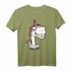 Lustiges grinsendes Einhorn T-Shirt – Buntes, fröhliches Motiv für Kinder und Einhorn-Fans