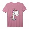 Lustiges grinsendes Einhorn T-Shirt – Buntes, fröhliches Motiv für Kinder und Einhorn-Fans