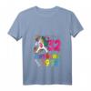 Damen 32. Geburtstag Einhorn Frauen Party Geschenk T-Shirt mit V-Ausschnitt – Perfekt für den besonderen Tag