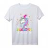 8. Geburtstag Mädchen T-Shirt mit Einhorn, Regenbogen und 'Awesome Since 2015' - Perfektes Geburtstagsgeschenk für junge Mädchen