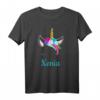 Buntes Einhorn Xenia T-Shirt zum HapPanda – Perfektes Geschenk für Mädchen, Damen & Einhorn-Liebhaber
