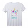 Buntes Einhorn Xenia T-Shirt zum HapPanda – Perfektes Geschenk für Mädchen, Damen & Einhorn-Liebhaber