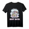 Heavy Metal Einhorn T-Shirt – Buntes Festival Shirt für Punk, Rock & Metal Fans, Headbanger Geschenk