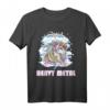 Heavy Metal Einhorn T-Shirt – Buntes Festival Shirt für Punk, Rock & Metal Fans, Headbanger Geschenk