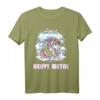 Heavy Metal Einhorn T-Shirt – Buntes Festival Shirt für Punk, Rock & Metal Fans, Headbanger Geschenk
