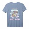 Heavy Metal Einhorn T-Shirt – Buntes Festival Shirt für Punk, Rock & Metal Fans, Headbanger Geschenk