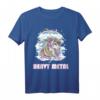 Heavy Metal Einhorn T-Shirt – Buntes Festival Shirt für Punk, Rock & Metal Fans, Headbanger Geschenk