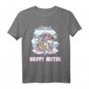Heavy Metal Einhorn T-Shirt – Buntes Festival Shirt für Punk, Rock & Metal Fans, Headbanger Geschenk