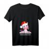 Damen Schneemann Einhorn T-Shirt mit V-Ausschnitt - Lustiges Weihnachts-Motiv für Kinder und Mädchen, Perfekt für Weihnachten & Familien-Outfits