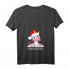 Damen Schneemann Einhorn T-Shirt mit V-Ausschnitt - Lustiges Weihnachts-Motiv für Kinder und Mädchen, Perfekt für Weihnachten & Familien-Outfits