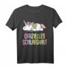 Offizielles Schlafshirt Pyjama Einhorn Regenbogen – Lustiges Geschenk für Damen, Herren & Teenager zum Geburtstag oder als Bett- und Schlafoutfit