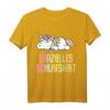 Offizielles Schlafshirt Pyjama Einhorn Regenbogen – Lustiges Geschenk für Damen, Herren & Teenager zum Geburtstag oder als Bett- und Schlafoutfit