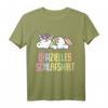 Offizielles Schlafshirt Pyjama Einhorn Regenbogen – Lustiges Geschenk für Damen, Herren & Teenager zum Geburtstag oder als Bett- und Schlafoutfit