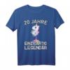 Damen 20. Geburtstag Party T-Shirt - Lustiges Einhorn mit Spruch für den 20. Geburtstag, perfekt als Geschenk für Frauen und Einhorn-Liebhaberinnen