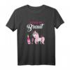 Damen Ich bin die Braut Einhorn Outfit - Lustiges JGA T-Shirt für Frauen, Mädelsabend, Urlaub & Hochzeitsfeier
