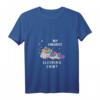 Damen Einhorn Nachthemd Pyjama - Lustiges Schlafshirt mit V-Ausschnitt für bequeme Nächte & Einhorn-Liebhaber