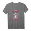 Damen Einhorn T-Shirt mit Spruch – Geh mir aus dem Weg du unnötiger Sozialkontakt, lustiges Geschenk für Freunde und Familie