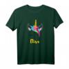 Elisa Einhorn Namen Geschenk T-Shirt - Personalisierte Kleidung für Frauen, klassisch geschnitten mit doppeltem Saum
