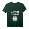 Damen 33. Geburtstag Geschenk Einhorn Frau - Lustiges T-Shirt mit Quarantäne Spruch für 33-Jährige, Jahrgang 1988, ideal für Geburtstagsfeier & Party