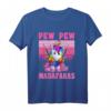 Einhorn Shirt Pew Pew Madafakas Damen & Herren Gaming T-Shirt – Lustiges Geschenk für Gamerinnen und Gamer, Geburtstag, Weihnachten