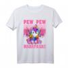 Einhorn Shirt Pew Pew Madafakas Damen & Herren Gaming T-Shirt – Lustiges Geschenk für Gamerinnen und Gamer, Geburtstag, Weihnachten