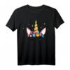Einhorn T-Shirt für Mädchen und Damen – Perfektes Geschenk für Geburtstag, Weihnachten, Karneval & Halloween