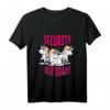 Security der Braut Einhorn T-Shirt für Junggesellinnenabschied & Polterabend - Niedliches Rosa Outfit für Braut und Mädels