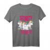 Security der Braut Einhorn T-Shirt für Junggesellinnenabschied & Polterabend - Niedliches Rosa Outfit für Braut und Mädels