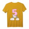 Kinder 5. Geburtstag Mädchen T-Shirt mit Einhorn und Katze - Perfekt für Geburtstagsfeier & Geschenk